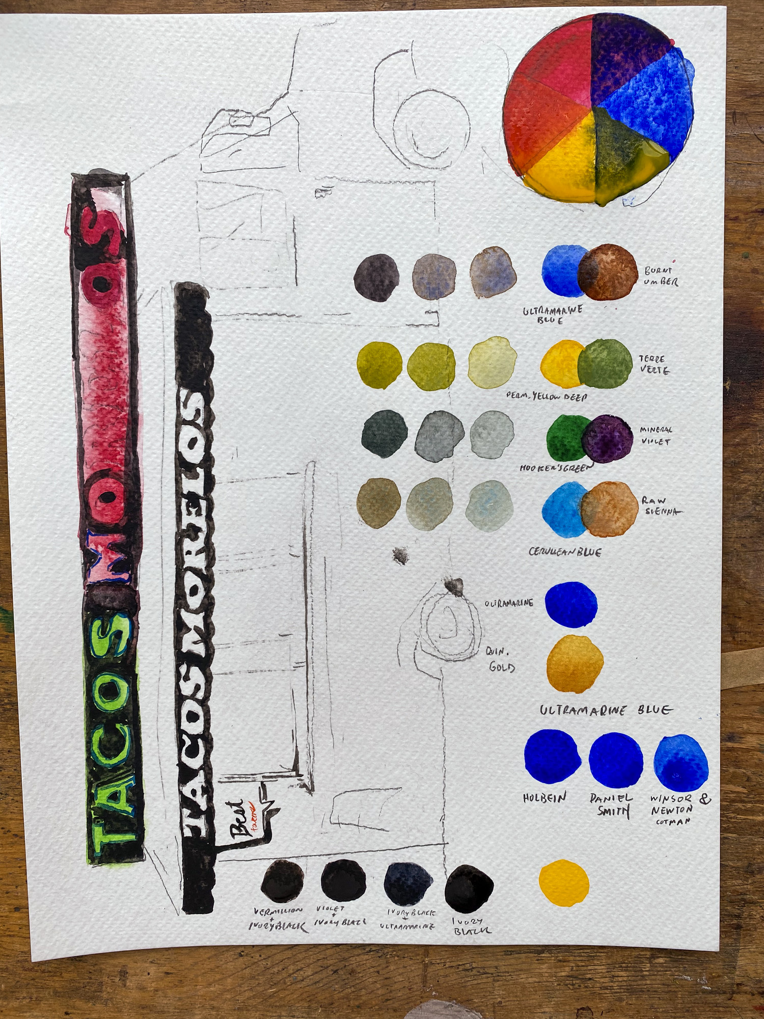 text and mixing sample